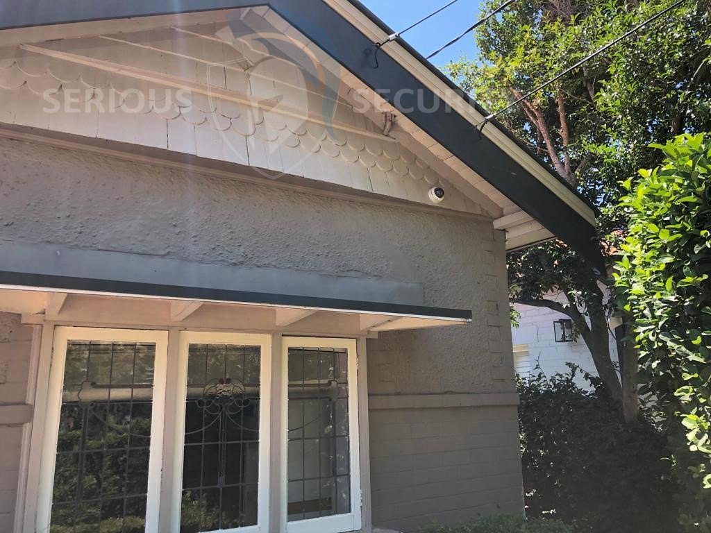Camera mounting near a home entrance — Serious Security gallery